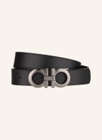 Salvatore Ferragamo Ledergürtel zum Wenden, Farbe: SCHWARZ/ DUNKELBRAUN (Bild 1)