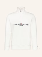 TOMMY HILFIGER Sweatshirt half-zip sweater, Color: WHITE (Image 1)