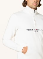 TOMMY HILFIGER Sweatshirt half-zip sweater, Color: WHITE (Image 1)