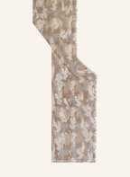 HEMISPHERE Cashmere-Schal PAMOUFLAGE, Farbe: ECRU/ HELLBRAUN/ BLAUGRAU (Bild 1)