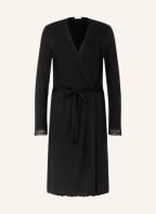 darling harbour Women's dressing gown, Color: BLACK (Image 1)