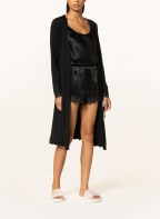 darling harbour Women's dressing gown, Color: BLACK (Image 1)