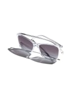 CHANEL Quadratische Sonnenbrille, Farbe: C660S6 - TRANSPARENT/ GRAU VERLAUF (Bild 1)