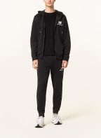 new balance Sweat jacket ESSENTIALS STACKED, Color: BLACK (Image 1)