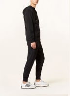 new balance Sweat jacket ESSENTIALS STACKED, Color: BLACK (Image 1)