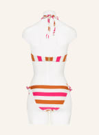 MARIE JO Triangle bikini bottoms TERRASSA , Color: CREAM/ PINK/ DARK ORANGE (Image 1)