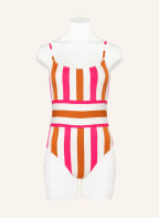 MARIE JO Swimsuit TERRASSA , Color: WHITE/ PINK/ DARK ORANGE (Image 1)