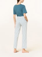 Marc O'Polo Lounge pants, Color: TEAL/ WHITE (Image 1)