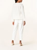 Marc O'Polo Shirt blouse made of linen, Color: WHITE (Image 1)