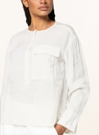 Marc O'Polo Shirt blouse made of linen, Color: WHITE (Image 1)
