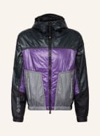 MONCLER GRENOBLE Windbreaker PEYRUS mit Mesh, Farbe: SCHWARZ/ LILA/ GRAU (Bild 1)