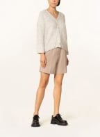 American Vintage Cardigan GILET with alpaca , Color: LIGHT GRAY (Image 1)