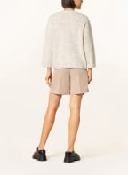 American Vintage Cardigan GILET with alpaca , Color: LIGHT GRAY (Image 1)