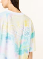 BOSS Cropped shirt , Color: WHITE/ NEON TURQUOISE/ LIGHT PINK (Image 1)