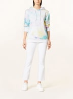BOSS Hoodie LOVE , Color: WHITE/ YELLOW/ NEON TURQUOISE (Image 1)