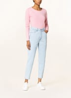 LIU JO Long sleeve shirt with decorative gems, Color: PINK (Image 1)