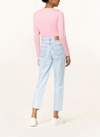 LIU JO Long sleeve shirt with decorative gems, Color: PINK (Image 1)