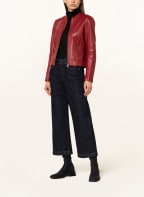 MILESTONE Lederjacke MSELENA , Farbe: DUNKELROT (Bild 1)