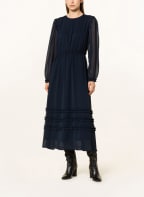 JOOP! Kleid mit Rüschen, Farbe: DUNKELBLAU (Bild 1)
