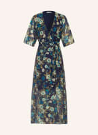 GUESS Wrap dress DAMIENNE , Color: DARK BLUE/ GREEN/ ECRU (Image 1)