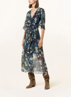 GUESS Wrap dress DAMIENNE , Color: DARK BLUE/ GREEN/ ECRU (Image 1)