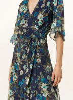 GUESS Wrap dress DAMIENNE , Color: DARK BLUE/ GREEN/ ECRU (Image 1)
