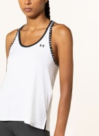 UNDER ARMOUR Tank top UA KNOCKOUT, Color: WHITE/ BLACK (Image 1)