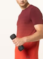 UNDER ARMOUR T-Shirt UA SEAMLESS LUX, Farbe: DUNKELROT (Bild 1)