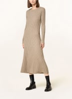 LISA YANG Strickkleid SAMANTHA aus Cashmere, Farbe: TAUPE (Bild 1)