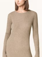 LISA YANG Strickkleid SAMANTHA aus Cashmere, Farbe: TAUPE (Bild 1)