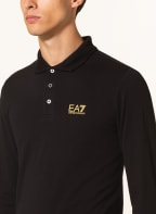 EA7 EMPORIO ARMANI Jersey polo shirt, Color: BLACK (Image 1)
