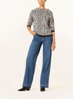 darling harbour Pullover mit 3/4-Arm, Farbe: CREME/ SCHWARZ (Bild 1)