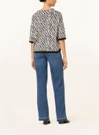 darling harbour Pullover mit 3/4-Arm, Farbe: CREME/ SCHWARZ (Bild 1)