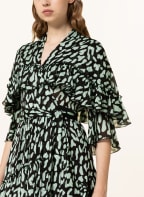 DIANE VON FURSTENBERG Wickelkleid OLIVIA, Farbe: SCHWARZ/ MINT (Bild 1)