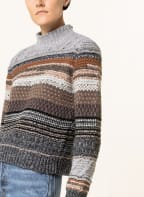 Chloé Cashmere sweater , Color: GRAY/ BROWN/ BLACK (Image 1)