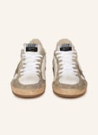 GOLDEN GOOSE Sneaker BALL STAR mit Echtfell, Farbe: WEISS/ OLIV (Bild 1)