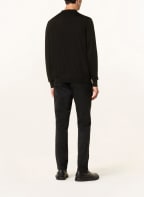 STROKESMAN'S Strick-Poloshirt aus Merinowolle , Farbe: SCHWARZ (Bild 1)