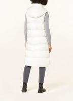 Blauer Steppweste mit abnehmbarer Kapuze und DUPONT™ SORONA®-Isolierung, Farbe: ECRU (Bild 1)
