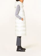 Blauer Steppweste mit abnehmbarer Kapuze und DUPONT™ SORONA®-Isolierung, Farbe: ECRU (Bild 1)