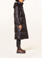 Blauer Steppmantel mit SORONA®AURA-Isolierung, Farbe: SCHWARZ (Bild 1)
