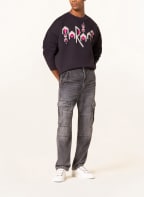 ISABEL MARANT Sweater ARCHIE, Color: BLACK/ LIGHT GRAY/ FUCHSIA (Image 1)