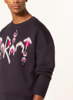 ISABEL MARANT Sweater ARCHIE, Color: BLACK/ LIGHT GRAY/ FUCHSIA (Image 1)