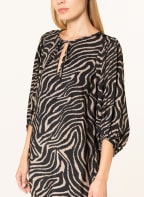 FREEQUENT Kleid FQTIDI mit 3/4-Arm, Farbe: BEIGE/ SCHWARZ (Bild 1)