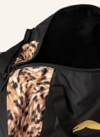 PUMA Gym bag ESSENTIAL, Color: BLACK/ LIGHT YELLOW/ LIGHT BROWN (Image 1)