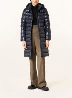 MONCLER Down jacket MOKA with removable hood, Color: DARK BLUE (Image 1)