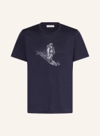 icebreaker T-Shirt TECH LITE II aus Merinowolle, Farbe: DUNKELBLAU/ WEISS (Bild 1)