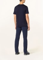 icebreaker T-Shirt TECH LITE II aus Merinowolle, Farbe: DUNKELBLAU/ WEISS (Bild 1)