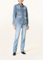 ISABEL MARANT Denim blouse PATSY, Color: BLUE (Image 1)