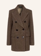 ISABEL MARANT Pea coat EZILEA, Color: BROWN/ DARK BROWN (Image 1)