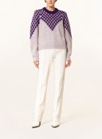 ISABEL MARANT Sweater JADEN with mohair, Color: PURPLE/ LIGHT PURPLE (Image 1)